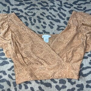 Front is lined, sleeves and back are not